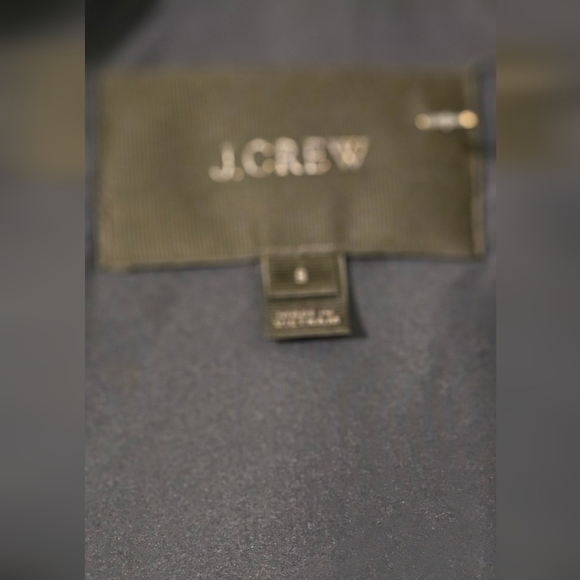 J Crew Buffalo Plaid Puffer Vest with Gold Snap Pockets - Picture 5 of 6